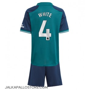 Arsenal Ben White #4 Kolmaspaita Lapsille 2023-24 Lyhythihainen (+ shortsit)